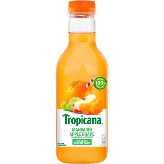 Tropicana mandarin apple grape hedelmätäysmehu 0,9l kalorit ja ravintosisältö