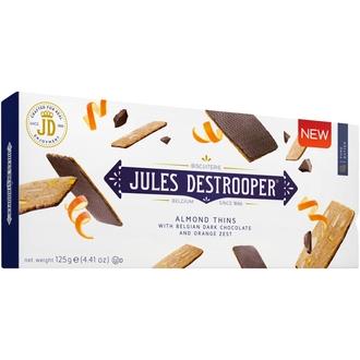 Jules Destrooper 125g Mantelikeksi tumma suklaa ja appelsiini kalorit ja ravintosisältö