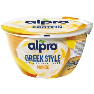 Alpro Greek Style Hapatettu soijavalmiste, mango 150g kalorit ja ravintosisältö - 81 kcal