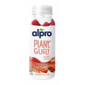 Alpro Plantgurt kaurapohjainen juoma 240ml mansikka-omena-vadelma kalorit ja ravintosisältö - 61 kcal