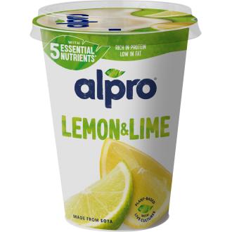 Alpro soijavalmiste 400g sitruuna-lime kalorit ja ravintosisältö - 70 kcal