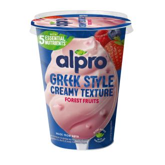 Alpro Creamy Greek Style 400g metsämarja kalorit ja ravintosisältö - 107 kcal