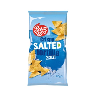 Poco loco lightly salted tortilla chips 450g maissilastu kalorit ja ravintosisältö - 472 kcal