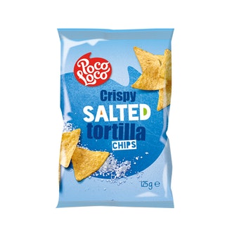 Poco Loco maissilastu 125g suolattu kalorit ja ravintosisältö - 472 kcal
