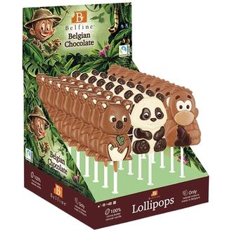 Belfine suklaatikkari pandakarhu/koalakarhu/gorilla 35g kalorit ja ravintosisältö