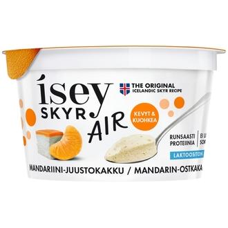 Isey Skyr Air Mandariini-juustokakku laktoositon maitovalmiste 125g kalorit ja ravintosisältö