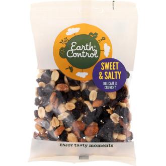 Earth Control Sweet & Salty 175g hedelmä-pähkinäsekoitus kalorit ja ravintosisältö - 476 kcal