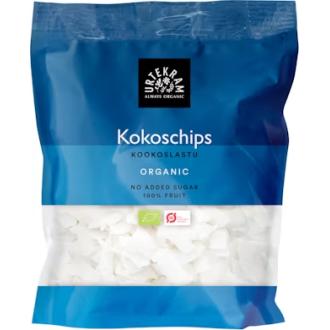 Urtekram Kookoslastu 100g Luomu kalorit ja ravintosisältö - 640 kcal