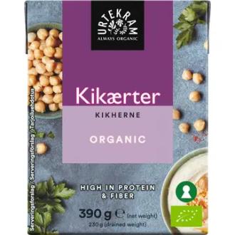 URTEKRAM Kikherne Tetra Org 390g kalorit ja ravintosisältö - 119 kcal