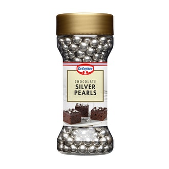 Dr. Oetker Chocolate Silver Pearls Koristerakeet 52 G kalorit ja ravintosisältö