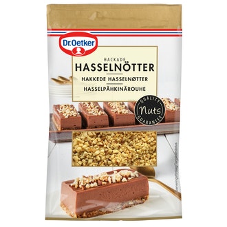 Dr. Oetker Hasselpähkinärouhe 50g kalorit ja ravintosisältö - 697 kcal