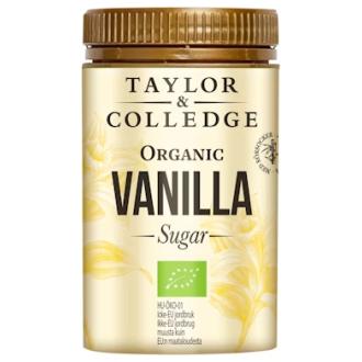Taylor & Colledge Luomu Vaniljaruokosokeri 100g kalorit ja ravintosisältö - 393 kcal