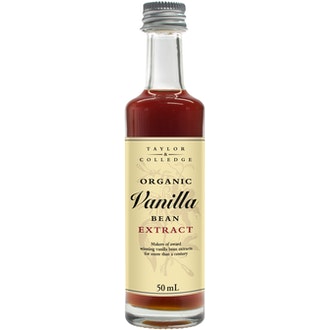 Taylor&Colledge Vanilla Extract Luomu AU-BIO-107 50ml kalorit ja ravintosisältö - 389 kcal