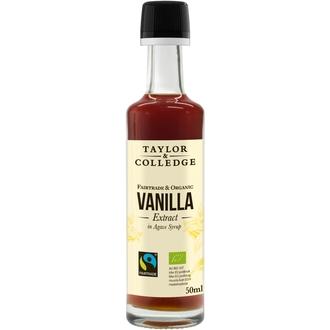 Taylor & Colledge Vanilla Extract Luomu -vaniljauute agavesiirapissa 50ml kalorit ja ravintosisältö