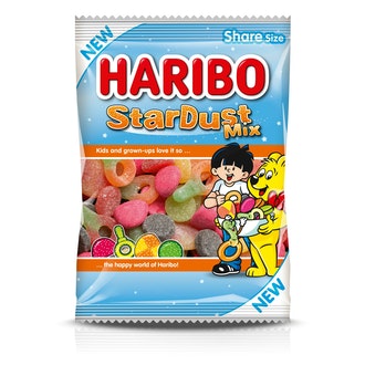 Haribo StarDust 270g Viinik vaaht lakrits kalorit ja ravintosisältö