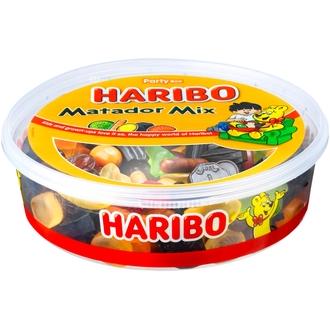 HARIBO Matador Mix 600g Karkkirasia kalorit ja ravintosisältö - 345 kcal