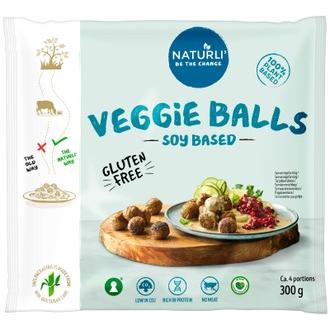 Naturli Veggie Balls soijapyörykät 300g kalorit ja ravintosisältö - 179 kcal