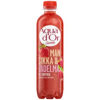 Aqua d'Or Sparkles, Mansikka ja Vadelma 0,5L kalorit ja ravintosisältö - 1 kcal