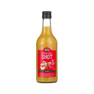 Rynkeby 0,5l inkivääri-chili shot kalorit ja ravintosisältö - 68 kcal
