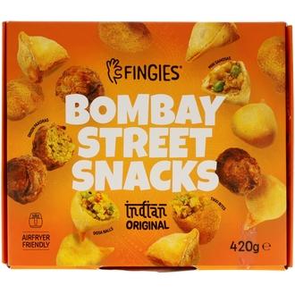 Fingies - Bombay street snacks 450g kalorit ja ravintosisältö