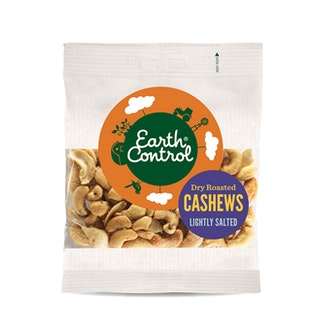 Earth Control paahdetut&suolatut cashewpähkinät 85g kalorit ja ravintosisältö - 598 kcal