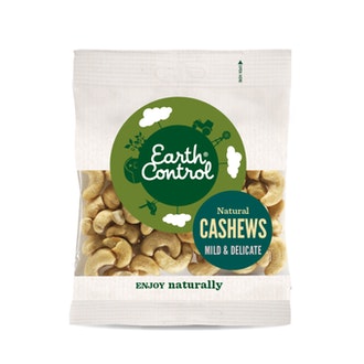 Earth Control cashewpähkinät 100g kalorit ja ravintosisältö