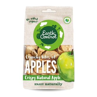 Earth Control apple bites 55g natural kalorit ja ravintosisältö