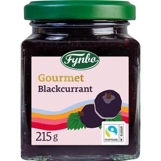 Fynbo Gourmet mustaherukkahillo 215g kalorit ja ravintosisältö