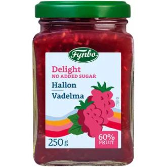 Fynbo Delight vadelmahillo 250 g kalorit ja ravintosisältö - 30 kcal