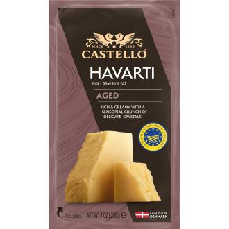 Castello Aged Havarti 200g kalorit ja ravintosisältö - 418 kcal
