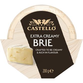 Castello Extra Creamy Brie 200 g kalorit ja ravintosisältö