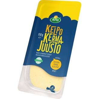 Arla Tolkuttomat Juustot laktoositon Kelpo kermajuusto viipale 150 g kalorit ja ravintosisältö