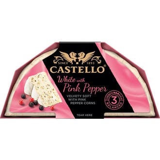 Castello Pink Pepper valkohomejuusto150g kalorit ja ravintosisältö - 412 kcal
