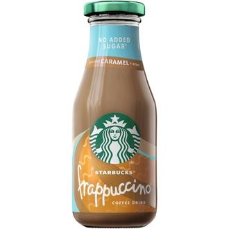 Starbucks Frappuccino Caramel No Added Sugar 250 ml kalorit ja ravintosisältö