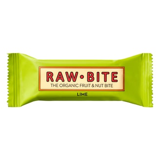 Rawbite 50g Spicy Lime Pähkinäpatukka kalorit ja ravintosisältö