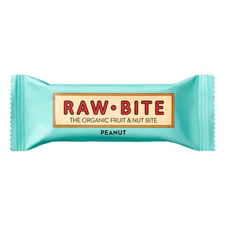 Rawbite 50g Pähkinä-Hedelmäpatukka kalorit ja ravintosisältö