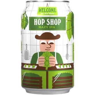 Mikkeller Hop Shop Hazy IPA	4,9% 0,33l oluttölkki