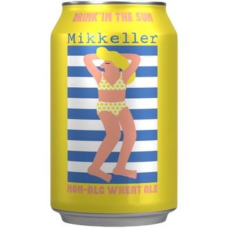 Mikkeller Drink'In the Sun Non-alc Wheat Ale 0,3% 0,33l alkoholiton oluttölkki kalorit ja ravintosisältö - 25 kcal