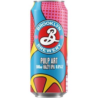 Brooklyn Pulp Art olut 6% tölkki 0,50L kalorit ja ravintosisältö