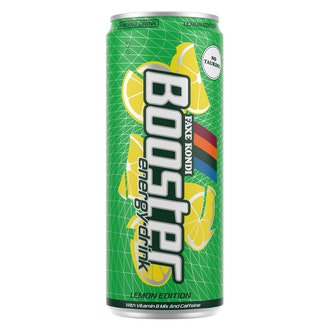 Booster Energy Drink Lemon Edition 0,33l kalorit ja ravintosisältö