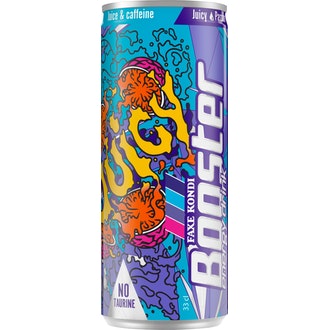 Booster Energy Juicy Passion 0,33l kalorit ja ravintosisältö - 45 kcal