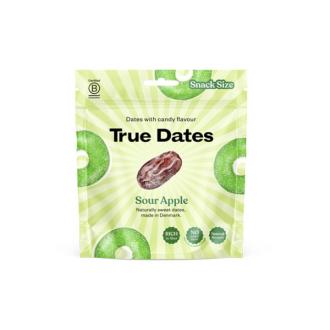 True Dates kirpeän omenan makuinen taateli 70g kalorit ja ravintosisältö - 328 kcal