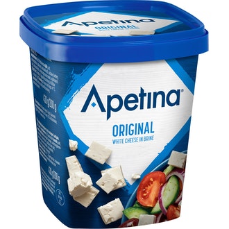 Apetina Original 200g välimerelliset juustokuutiot suolaliemessä kalorit ja ravintosisältö