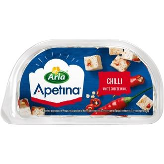 Arla Apetina Snack 100/70g Chili ja salaattijuustokuutioita öljyssä kalorit ja ravintosisältö