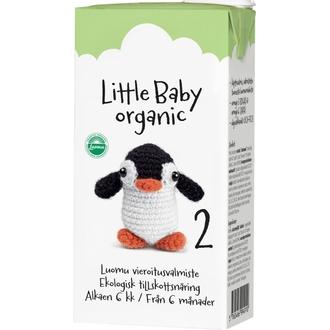 Arla Little Baby Luomu 2 500 ml maitopohjainen vieroitusvalmiste käyttövalmis UHT kalorit ja ravintosisältö