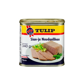 Tulip sian- ja naudanlihaa 340g kalorit ja ravintosisältö