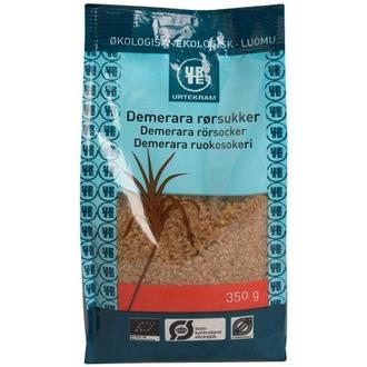 URTEKRAM Luomu Demerara ruokosokeri 350g kalorit ja ravintosisältö - 400 kcal