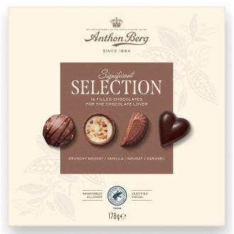 Anthon Berg Significant Selection suklaakonvehdit 178g kalorit ja ravintosisältö - 546 kcal