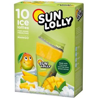 Sun Lolly 10x60ml/65g mango kalorit ja ravintosisältö