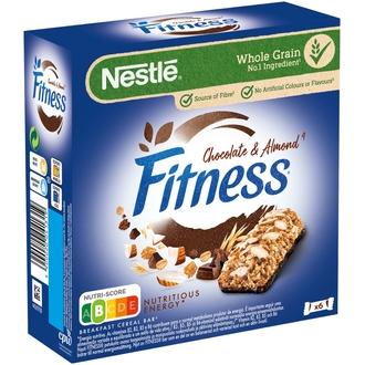 Nestlé Fitness 6x23.5g Dark Chocolate and Almond viljapatukka kalorit ja ravintosisältö